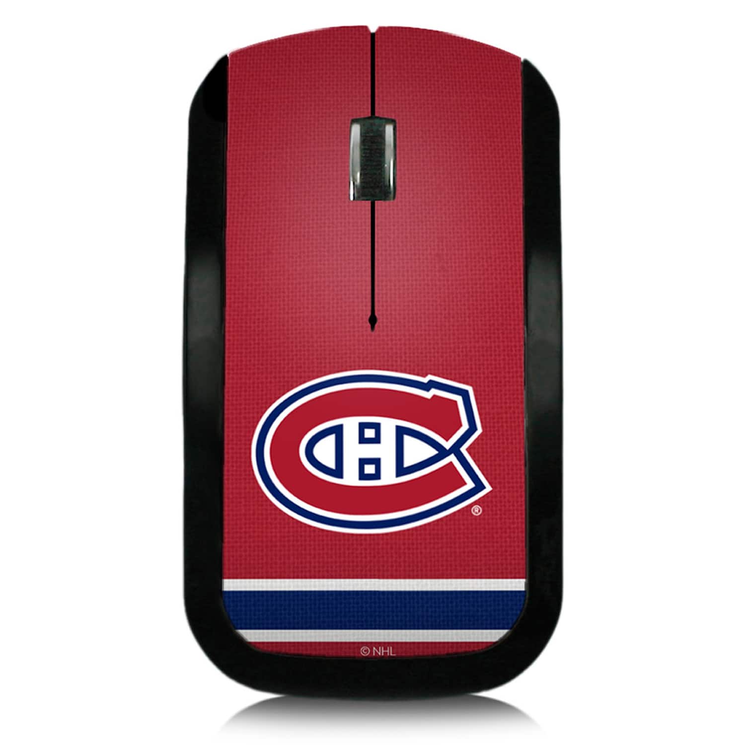 Keyscaper - Montreal Canadiens Stripe Wireless Mouse - Wireless - Multicolor