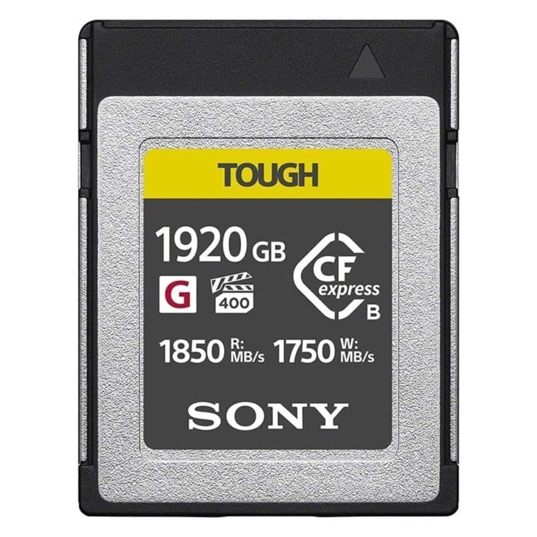 Sony - CFexpress Type B TOUGH 1920GB Black Memory Card
