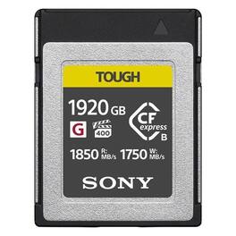 Sony - CFexpress Type B TOUGH 1920GB Black Memory Card