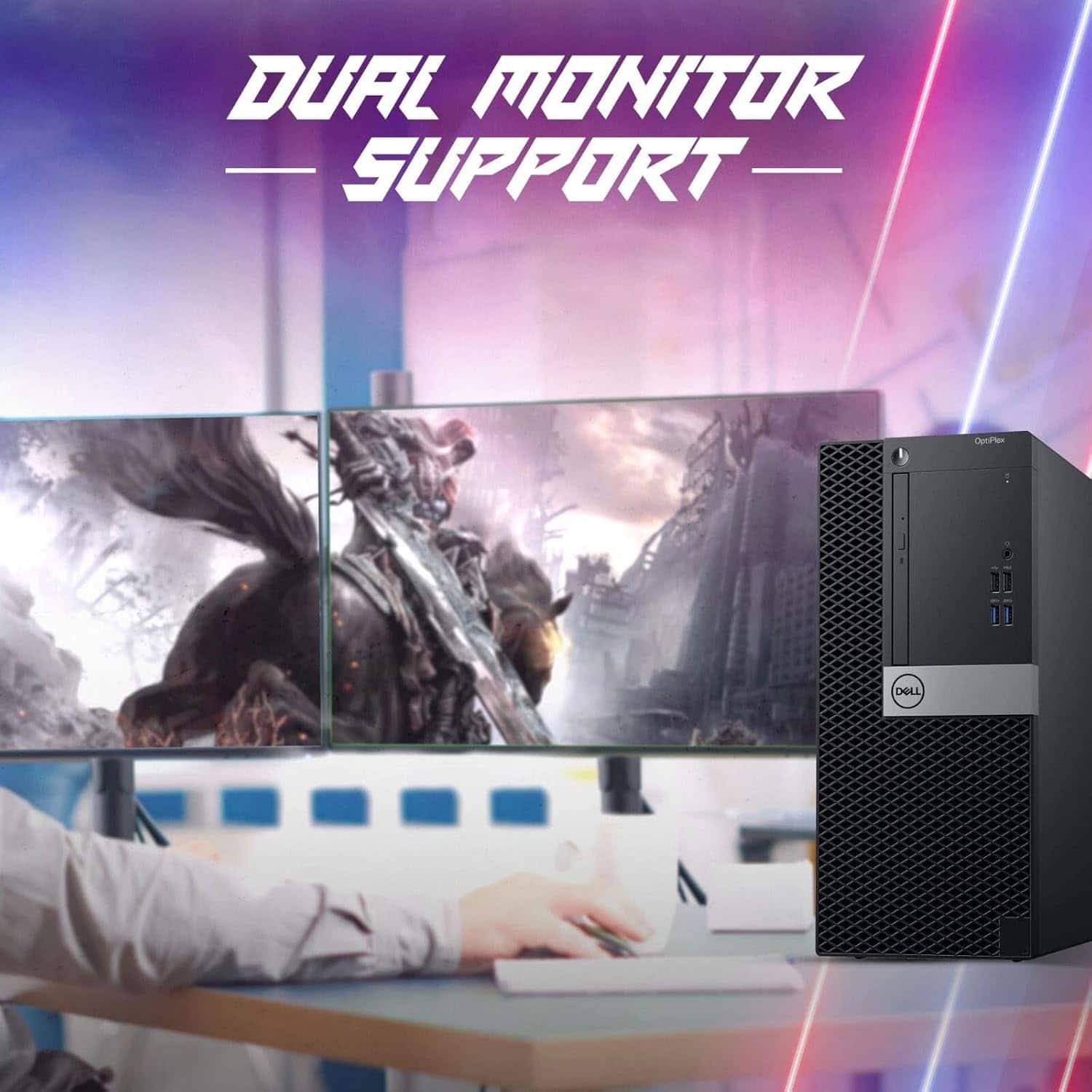 Dell Refurbished Excellent OPTIPLEX 3050 MTW Gaming Tower Desktop