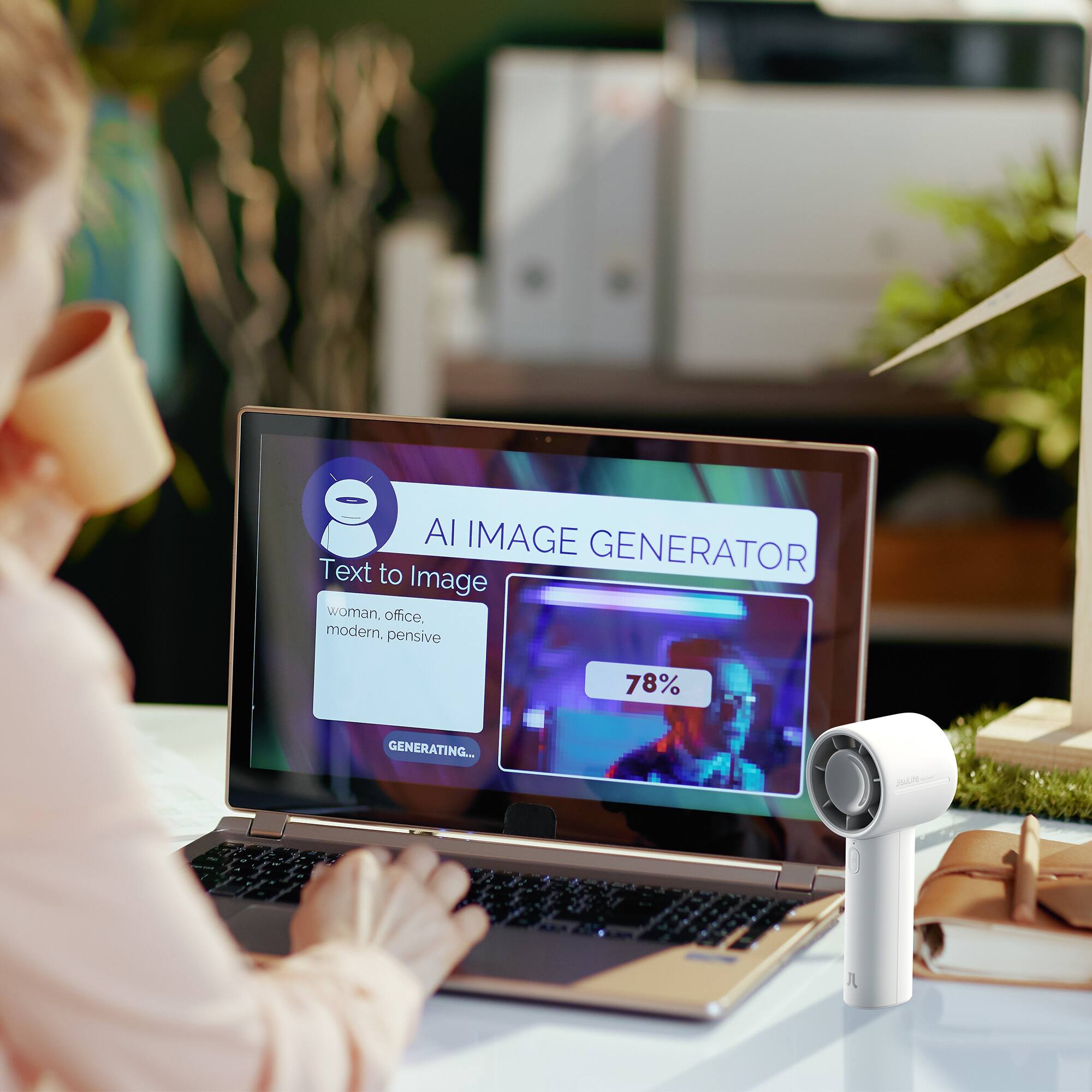 AI IMAGE GENERATOR

Text to Image

woman, office, modern, pensive

78%

GENERATING...