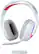 Front. Logitech - Astro A20 X LIGHTSPEED Wireless Gaming Headset with 2-system PLAYSYNC for PS5, Xbox Series X|S, Nintendo Switch, PC - White.