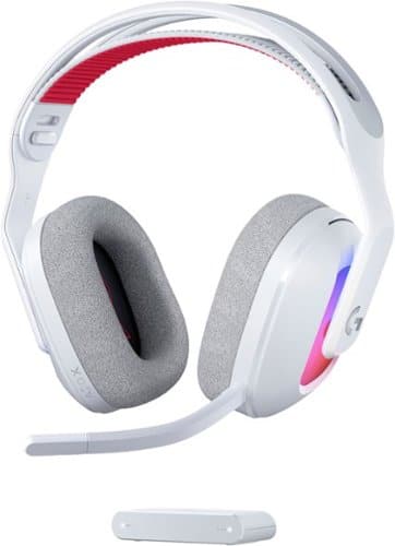 Logitech - Astro A20 X LIGHTSPEED Wireless Gaming Headset with 2-system PLAYSYNC for PS5, Xbox Series X|S, Nintendo Switch, PC - White