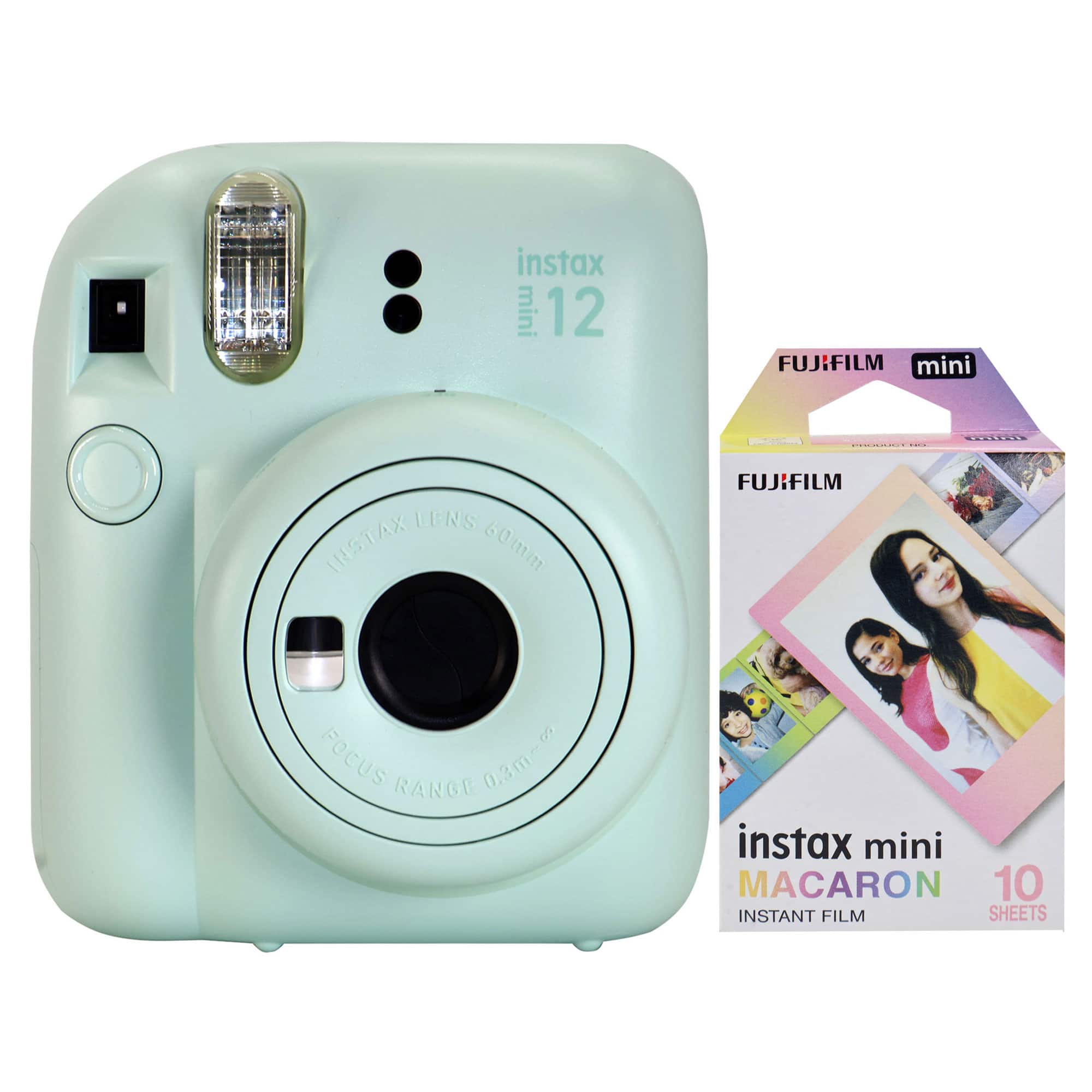 Fujifilm - INSTAX MINI 12 Instant Film Camera Instant Film (Macaron) - Mint Green price history on PriceWatchPro