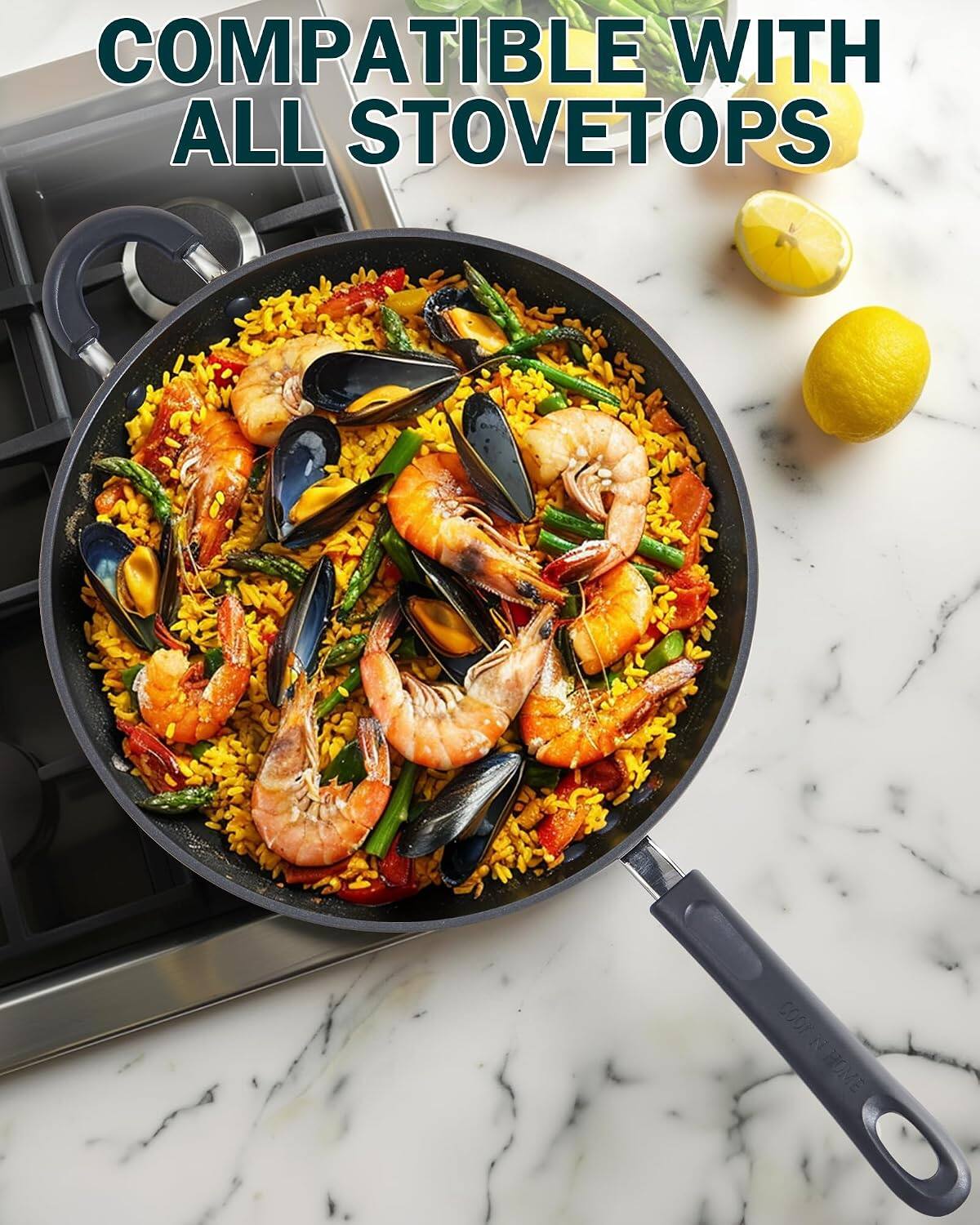 COMPATIBLE WITH ALL STOVETOPS