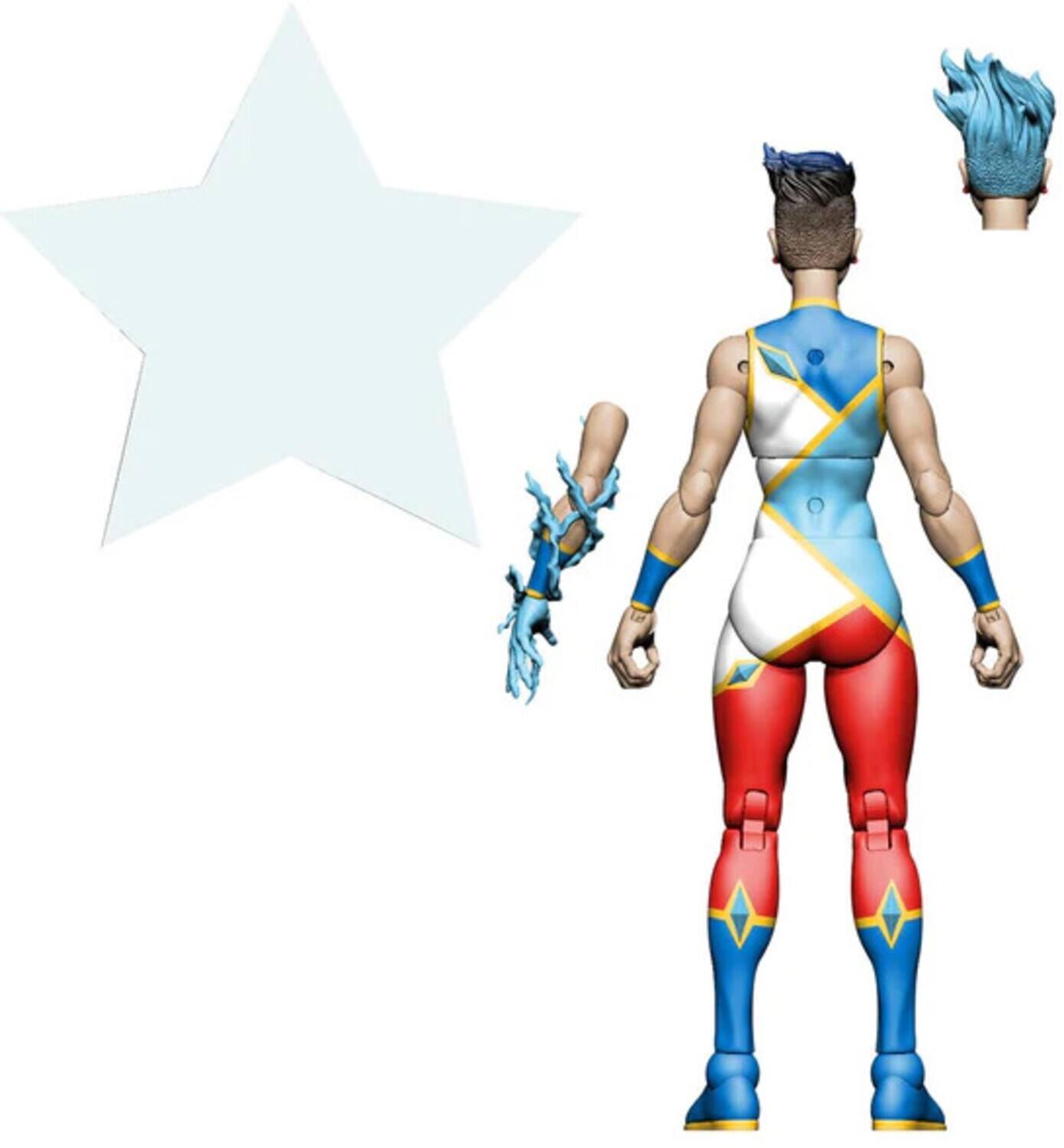 Alt View 2. PopMarket - Boss Fight Studio - La Borinquena - Wv1 Luz La Luminosa 1/12 Scale Action Figure   - Collectibles - Multicolor.