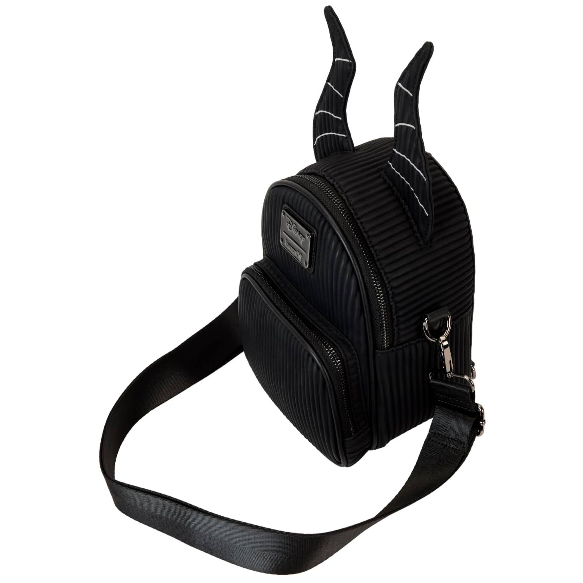 Alt View 2. Disney - Loungefly Disney Villains Malificent Convertible Mini Backpack - Multicolored.