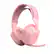Front. JLab - Nightfall Wireless Bluetooth Gaming Over the Ear Headset - Pink.