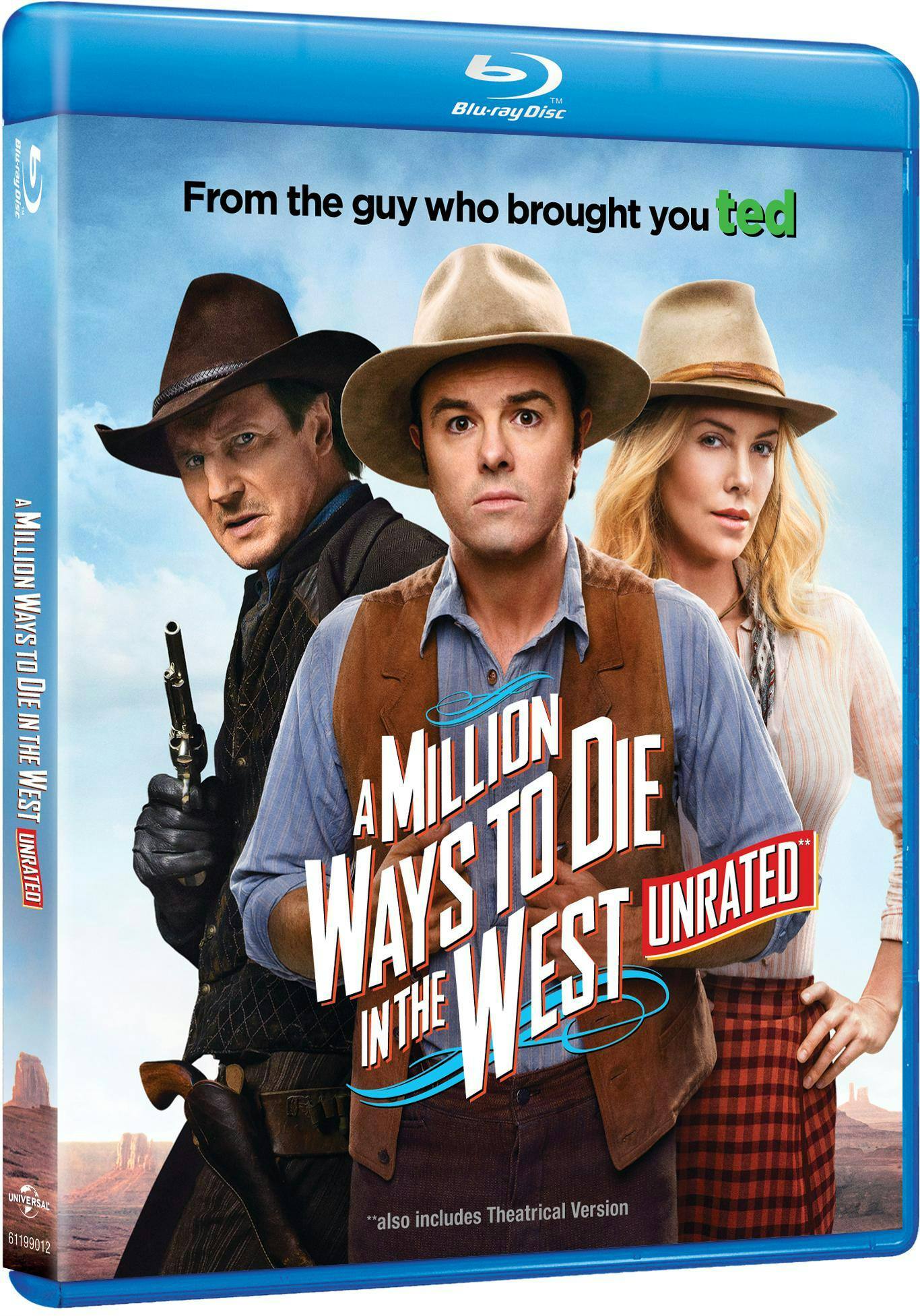 Angle. A Million Ways to Die in the West (Blu-ray Unrated) [Blu-ray].