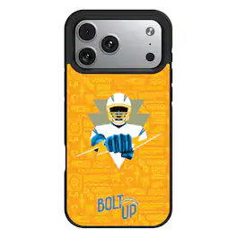 Keyscaper - NFL - Los Angeles Chargers Bump Case with 8.2ft Drop Protection - 15 - Black