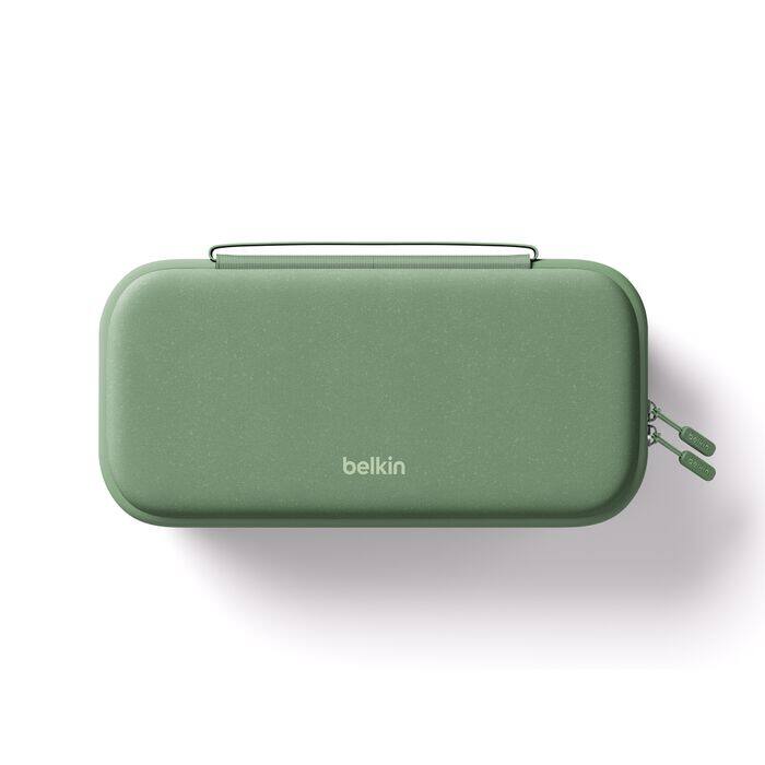 Alt View 10. Belkin - Gaming Charging Case for Nintendo Switch 2, 10k Portable Charger Case 20W Quick Charging, Game Card Storage - Sage Green.