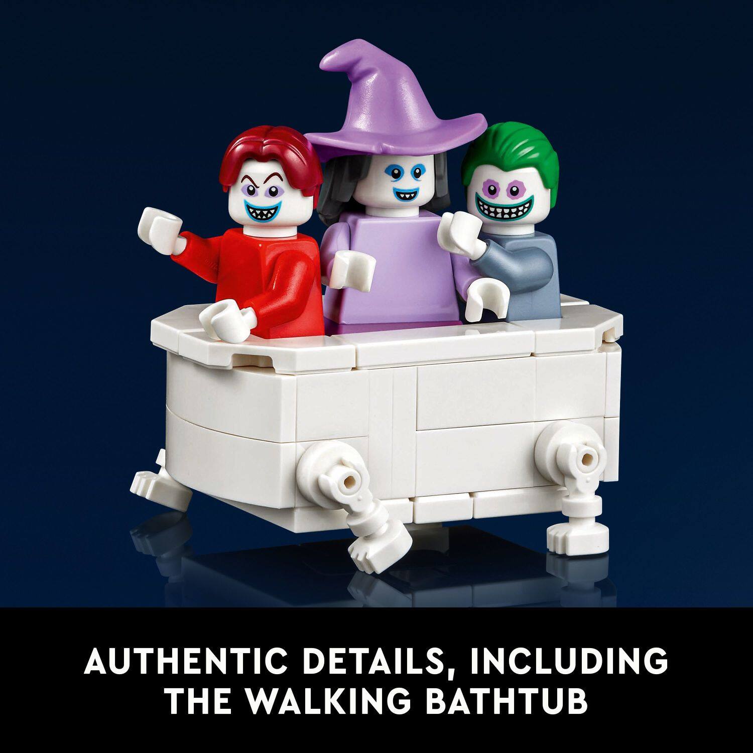 AUTHENTIC DETAILS, INCLUDING THE WALKING BATHTUB