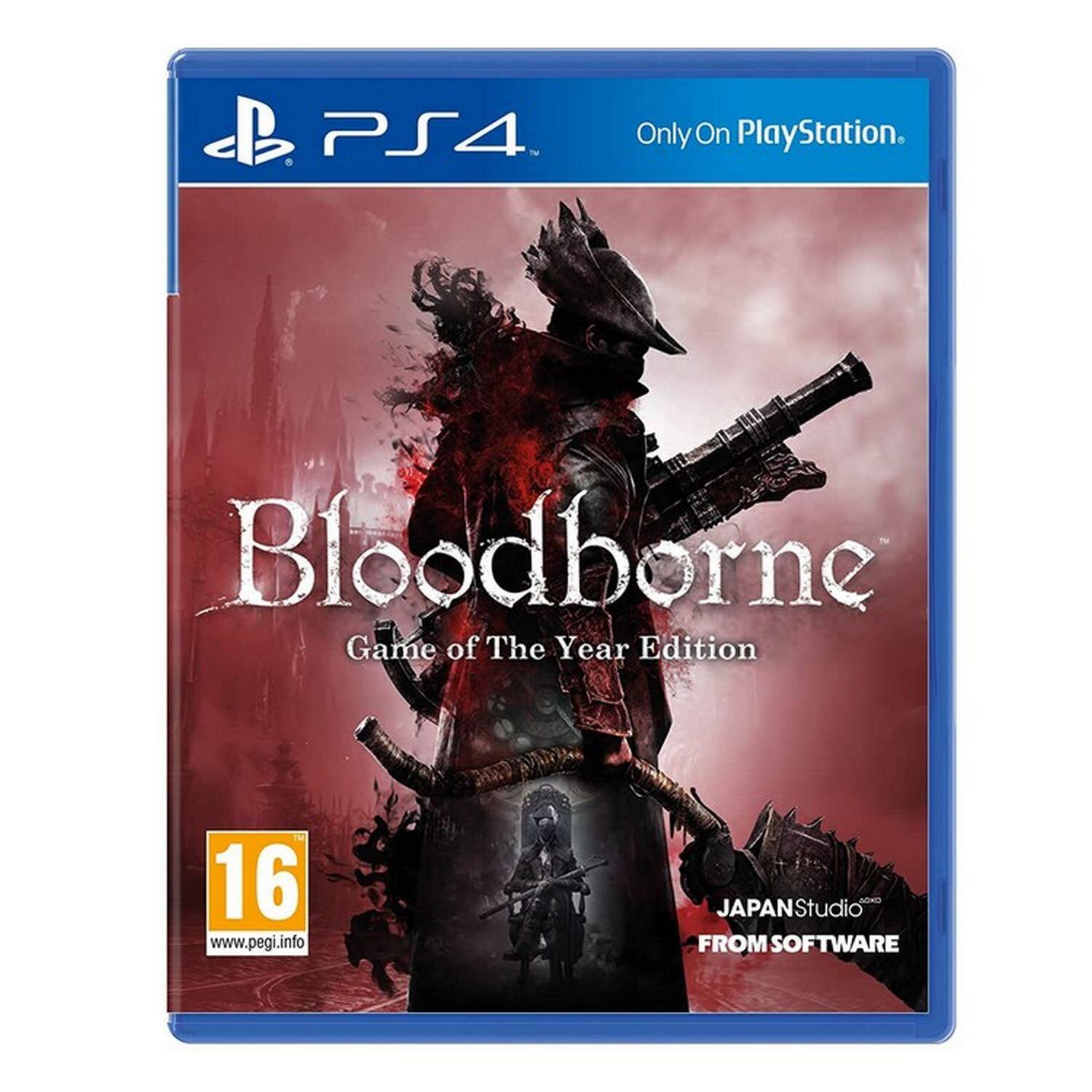 PS4
Only On PlayStation.
Bloodborne
Game of The Year Edition
16
www.pegi.info
JAPAN Studio
FROM SOFTWARE
