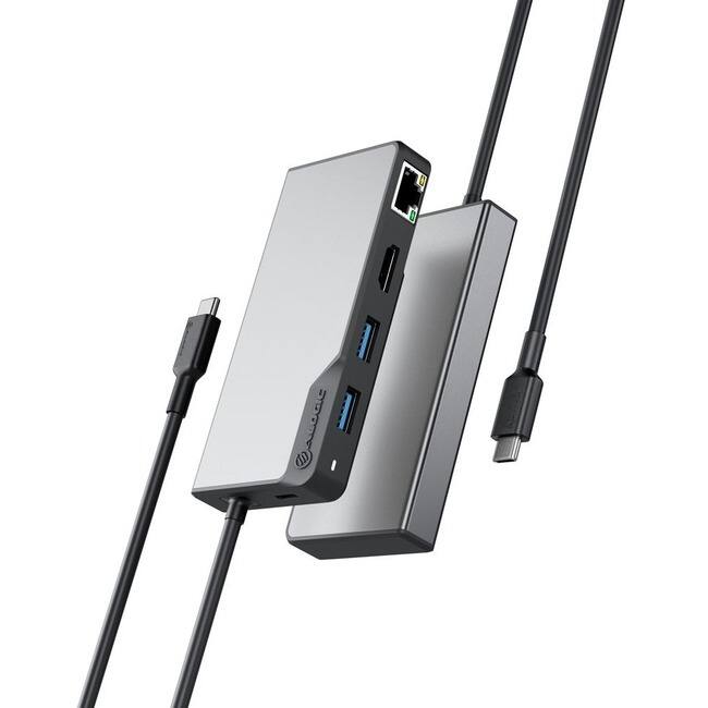 Front. Alogic - Alogic USB-C Fusion ALPHA 5-in-1 Hub V2 Compact Dock - Advanced USB-C hubs with multiple ports, including HDMI.