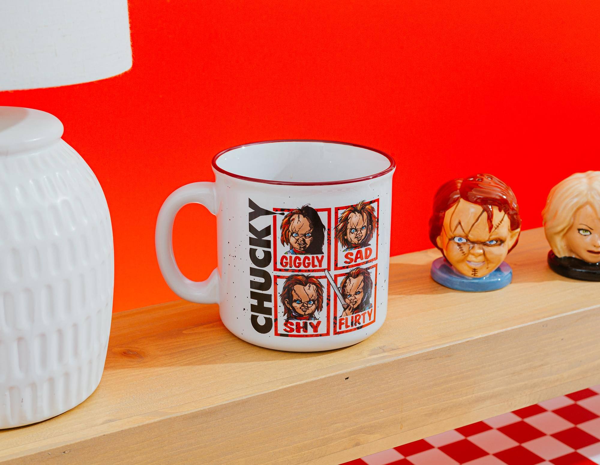 CHUCKY  
GIGGLY  
SAD  
SHY  
FLIRTY