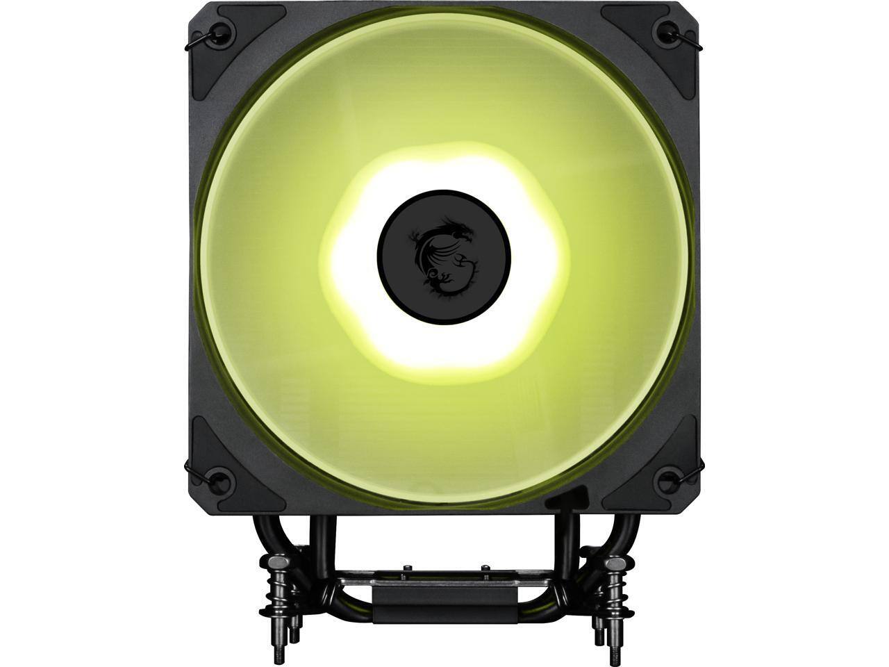 Alt View 3. MSI - MSI MAG COREFROZR AA13 Air CPU Cooler, Single 120mm PWN Fans, ARGB lighting controlled by software - ARGB.