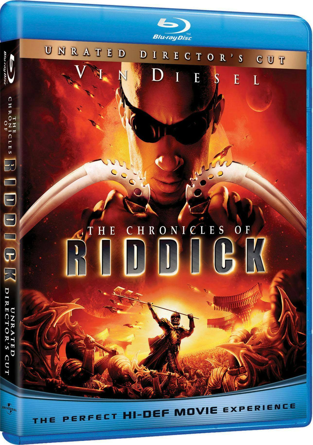 Angle. The Chronicles of Riddick (Blu-ray Director's Cut) [Blu-ray].