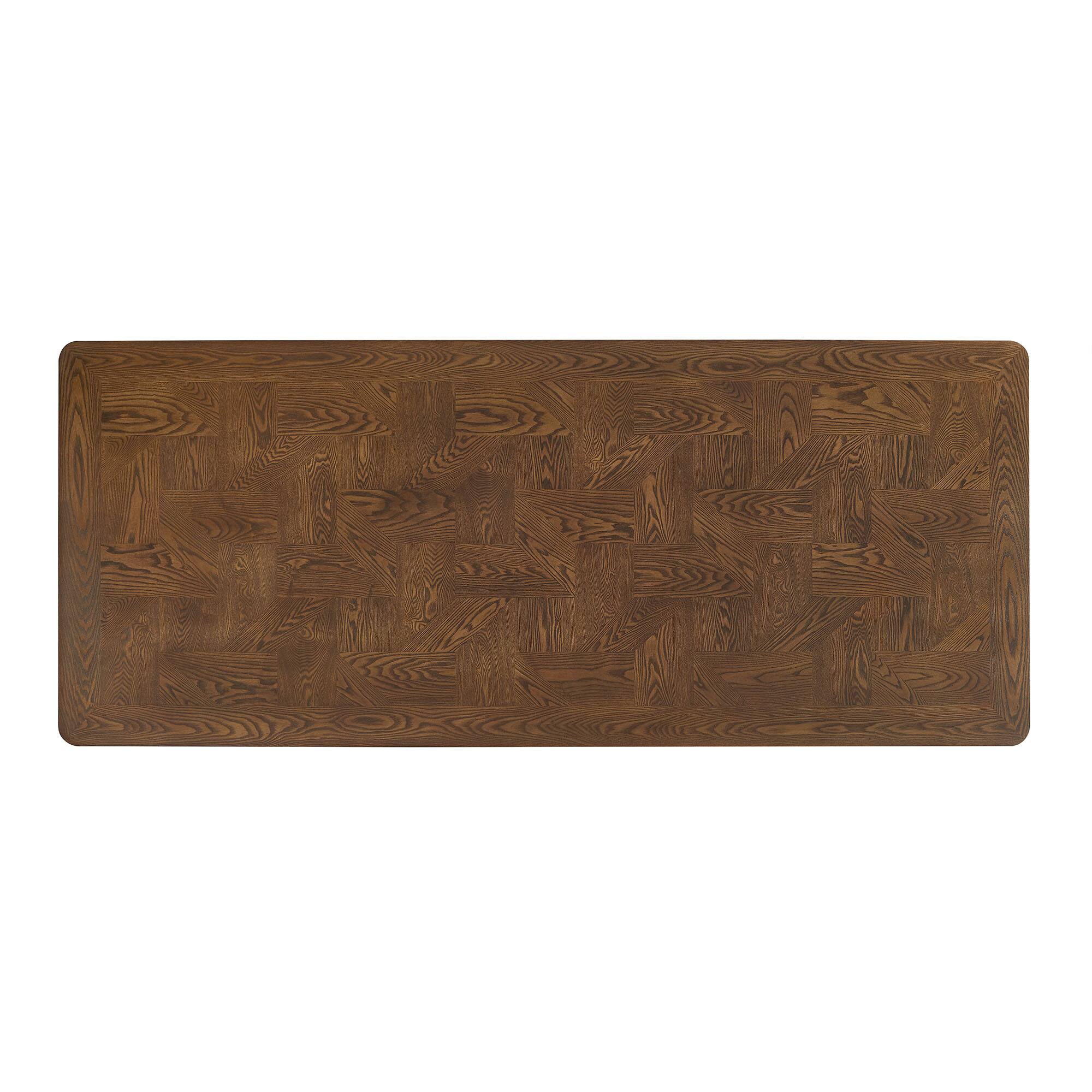 Alt View 5. Modway - Wrenly 94" Dining Table by Modway - Walnut.