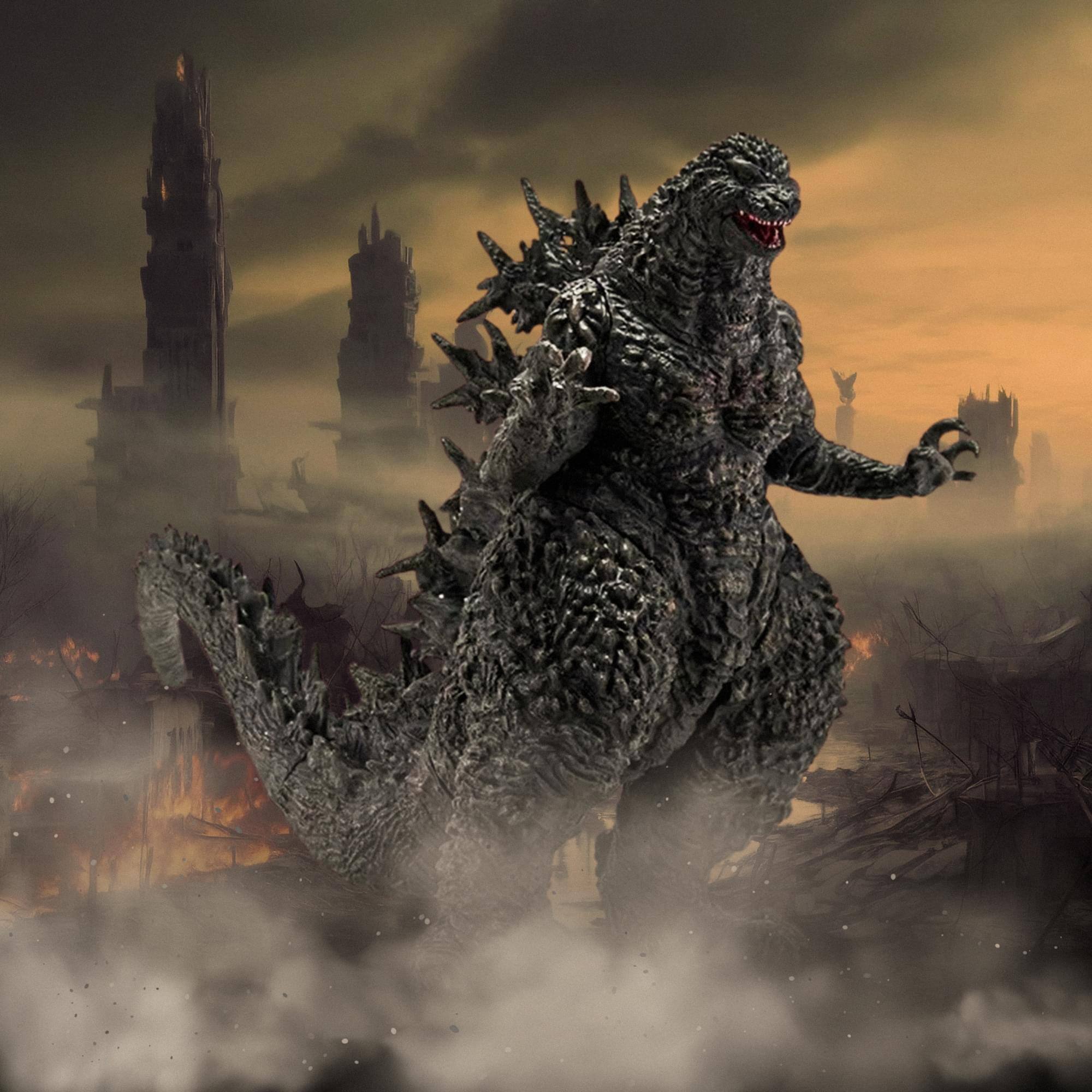Alt View 4. Banpresto - Godzilla Minus One Monsters Roar Attack Figure | Version C Brown - Brown.