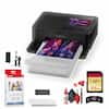 Canon SELPHY CP1300 Printer Kit
- Canon SELPHY CP1300 Printer
- Canon CP-1300 Ink Cartridge
- Canon CP-1300 Paper (100 sheets, Postcard Size 148 mm x 100 mm)
- 64GB SDXC V30 Memory Card
- Cleaning Solution
- Cleaning Brush
- USB Cable
- Power Adapter
