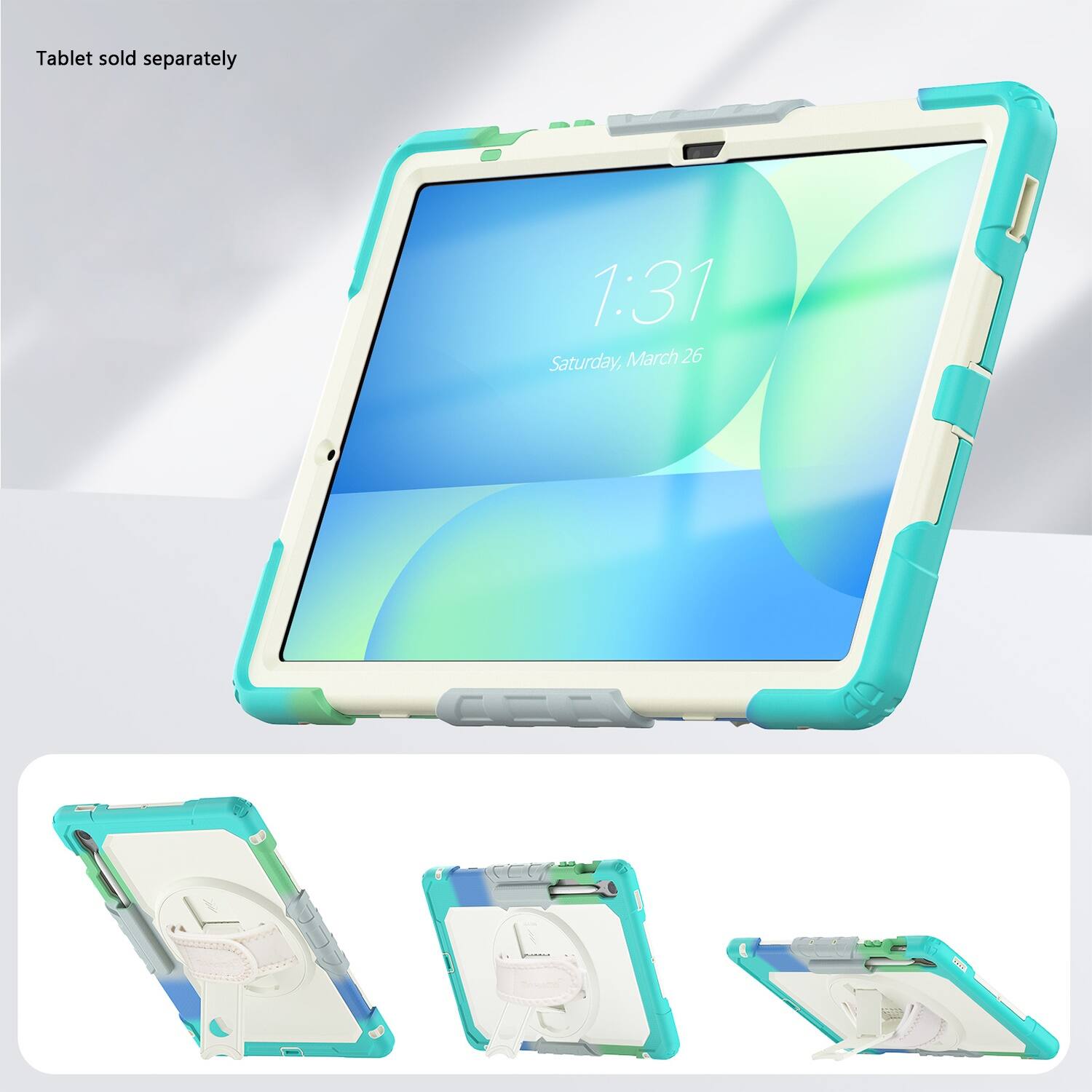 Tablet sold separately.