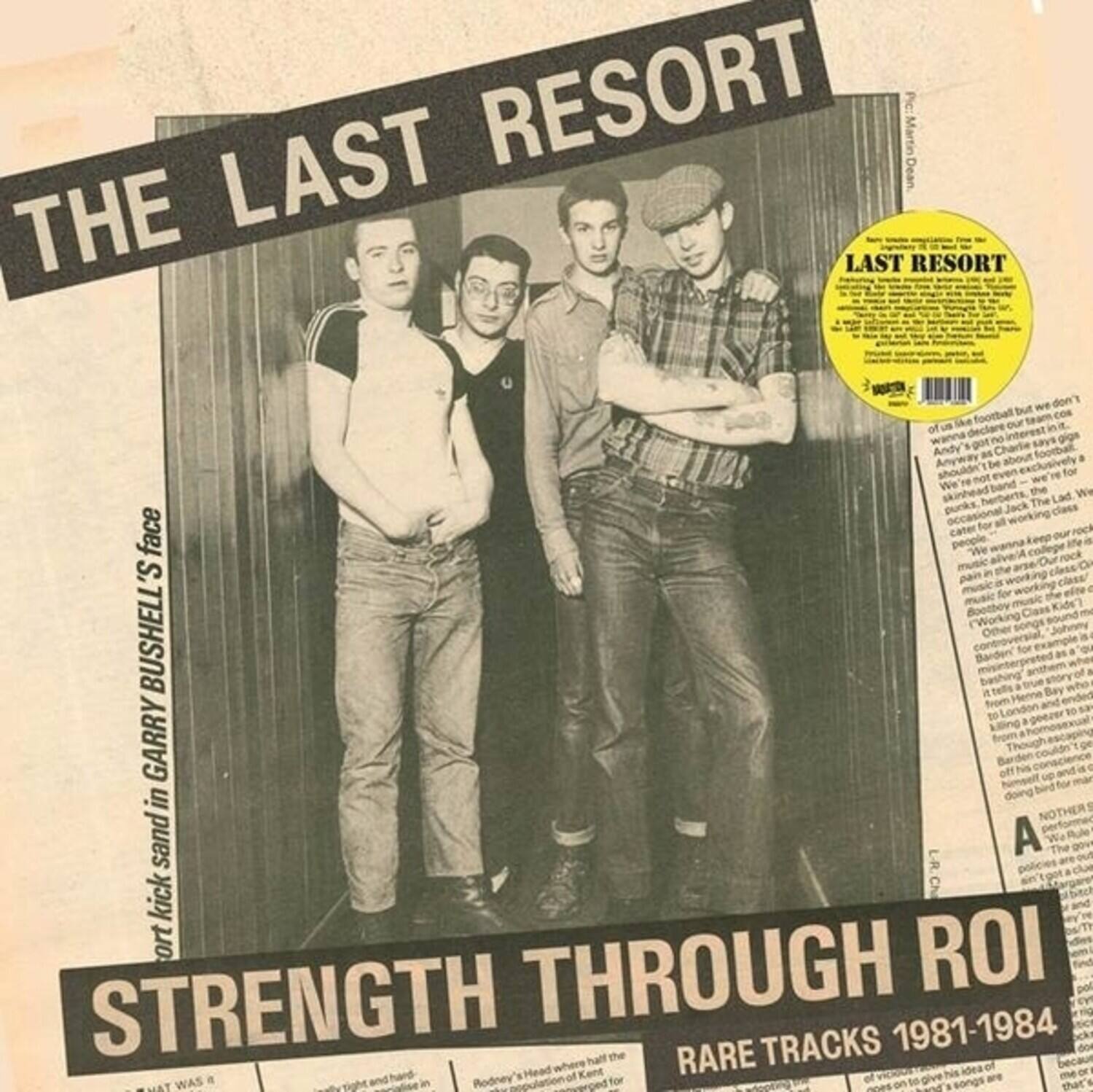 The Last Resort Strength Through ROI Rare Tracks 1981 1984 VINYL LP ...