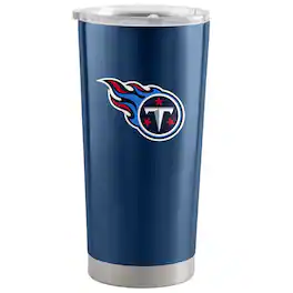 Logo Brands - Tennessee Titans 20oz. Stainless Steel Team Logo Tumbler - Multicolor