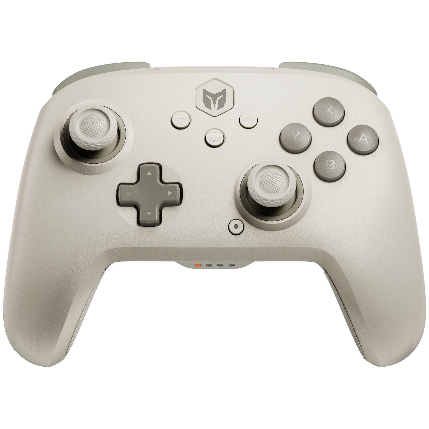 Angle. BigBig Won - BIGBIG WON CHOCO Bluetooth Wireless Controller for Switch, PC, Android and iOS - Gray - Gray.