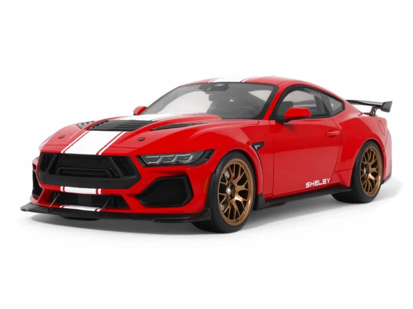 2025 Shelby Mustang Supersnake Race Red with White Stripes 1/18 Model Car by GT Spirit price history on PriceWatchPro