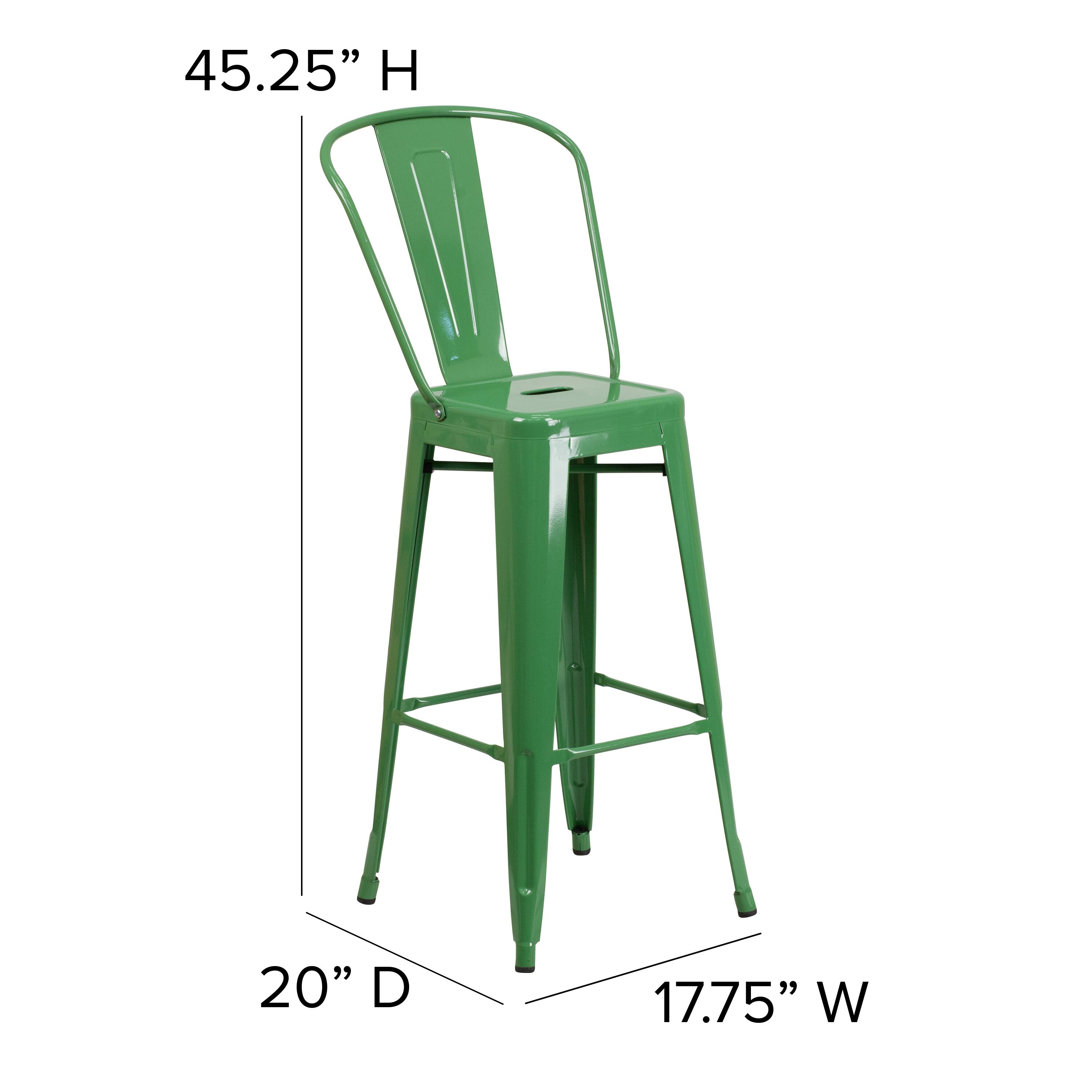 45.25" H  
20" D  
17.75" W