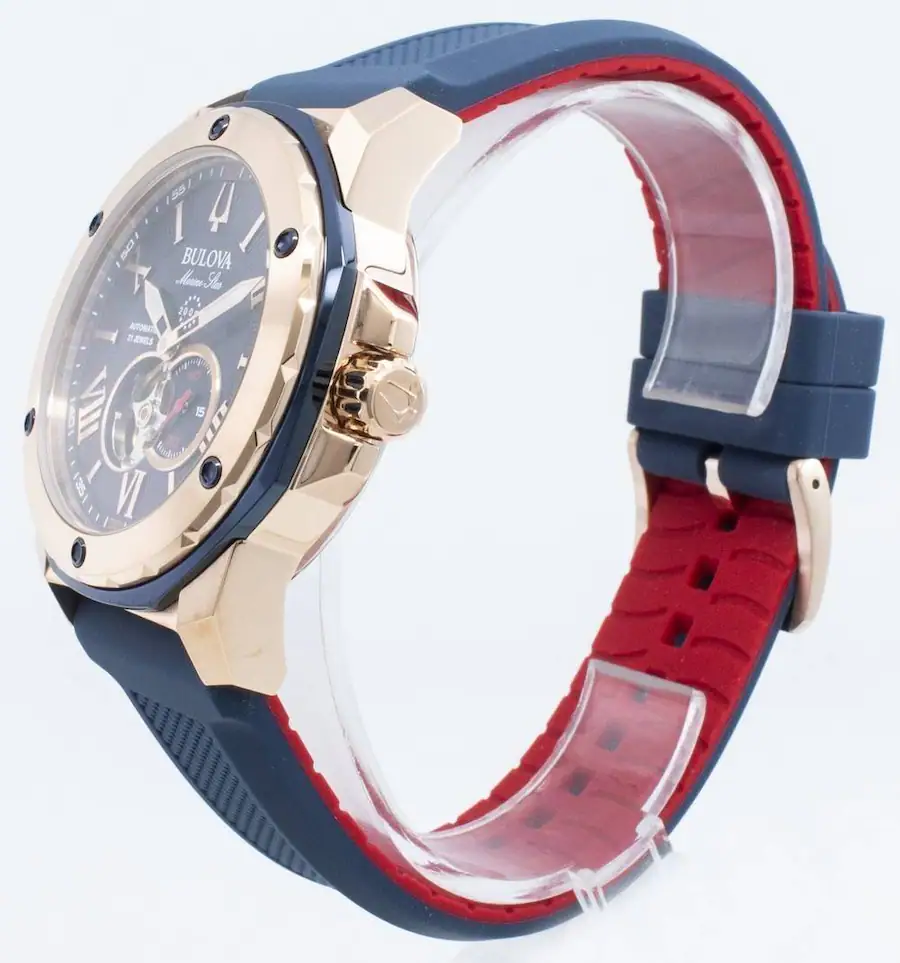 Relógio Bulova Automático Marine Star 98A227 - GLAMOUR JOIAS E RELÓGIOS Relógio Bulova Automático Marine Star 98A227 - GLAMOUR JOIAS E RELÓGIOS