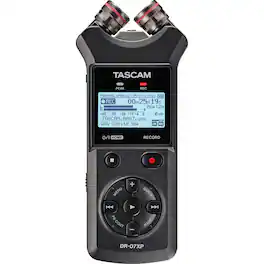 TASCAM - DR-07XP Portable 2-Channel Stereo Handheld Digital Recorder with USB-C Audio Interface, 32-Bit Float Recording