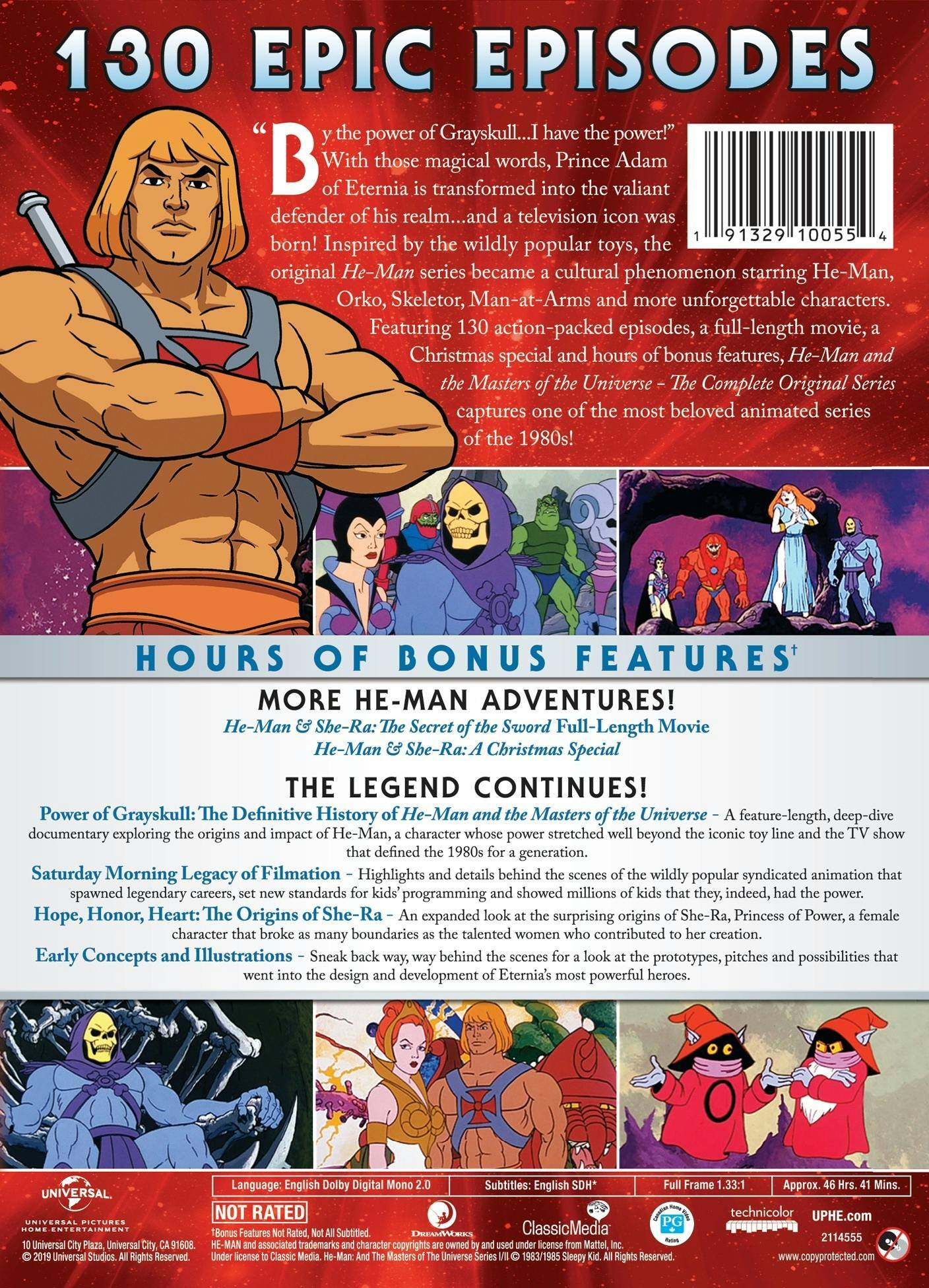 Angle. He-Man and the Masters of the Universe: The Complete Series (Box Set) [DVD].