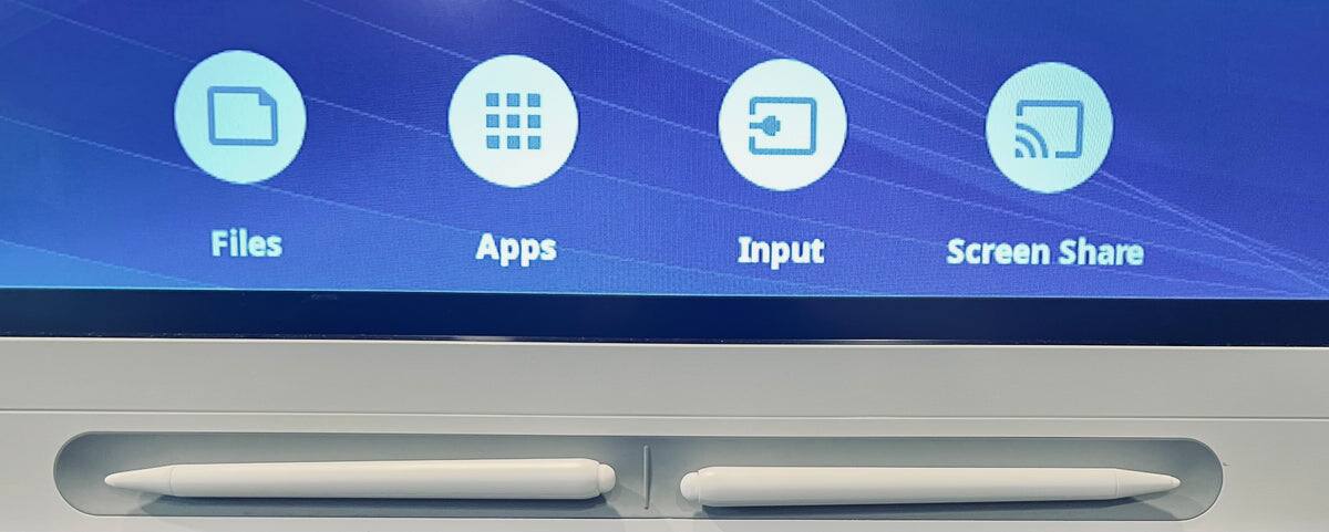 Files, Apps, Input, Screen Share