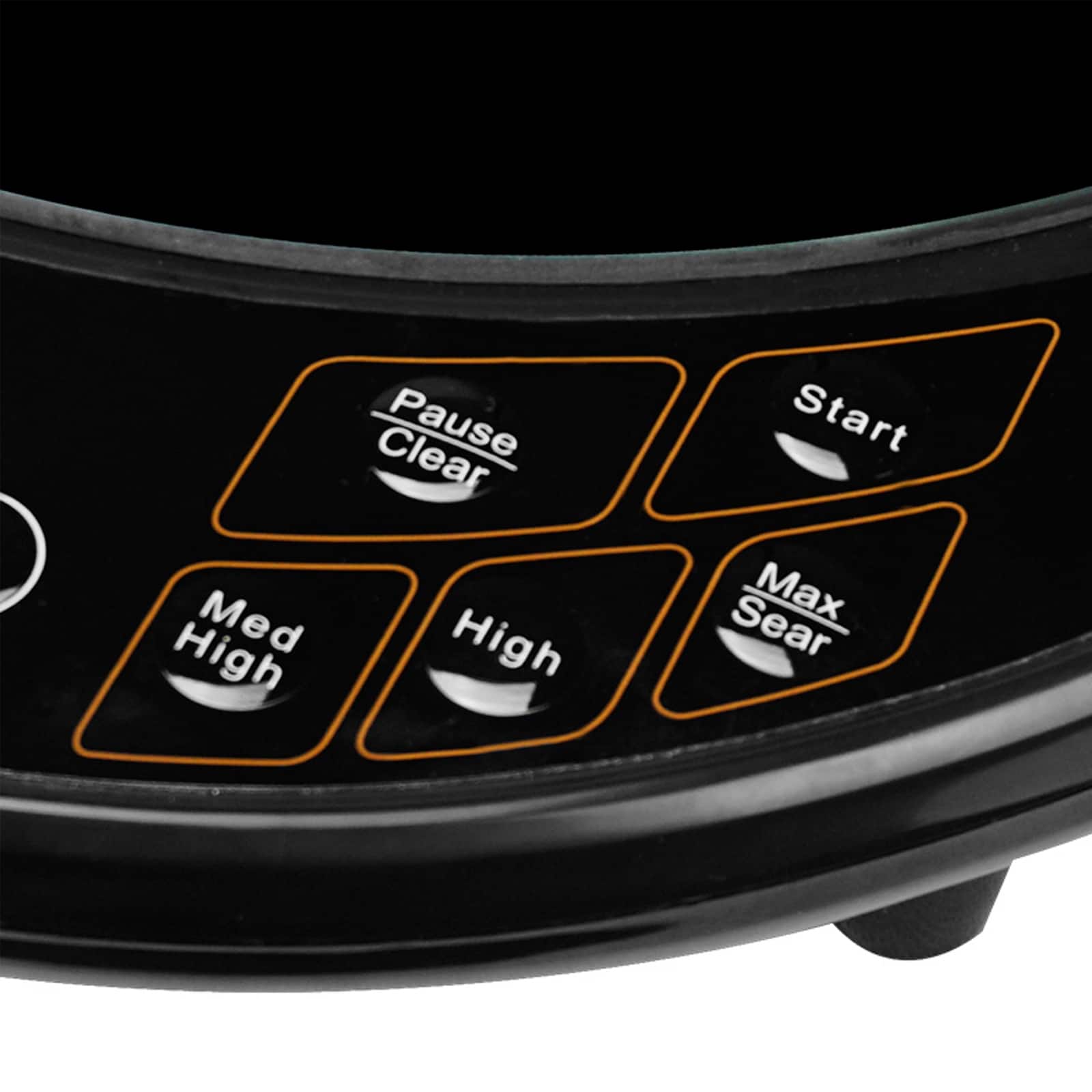 Pause Clear, Start, Med High, High, Sear, Max