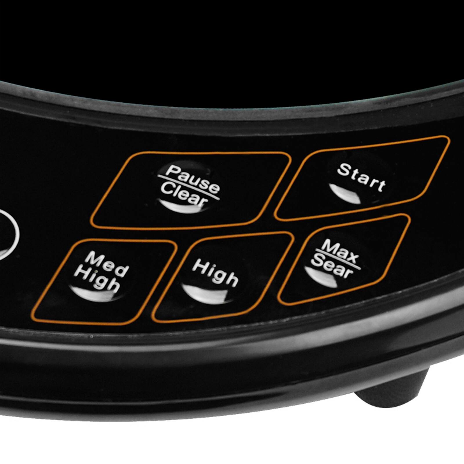 Pause Clear, Start, Med High, High, Sear, Max