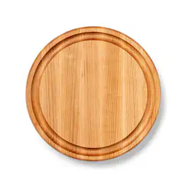 John Boos - Maple Wood Cutting Board with Juice Groove, 12" x 12" x 1.75" - Round
