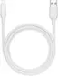 Alt View 1. Best Buy essentials™ - 6’ Lightning to USB Braided Charge-and-Sync Cable - White.