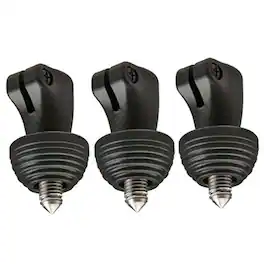 Manfrotto - Retractable Rubber Spiked Foot Set, 11.6mm for 190CXPRO4 Tripod, Black