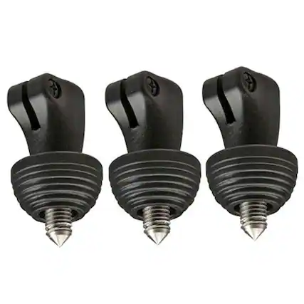 Front. Manfrotto - Manfrotto Retractable Rubber Spiked Foot Set, 11.6mm for 190CXPRO4 Tripod, Black.