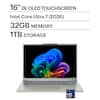 16" 2K OLED TOUCHSCREEN
Intel Core Ultra 7 (2026)
32GB MEMORY
1TB STORAGE
Series 3
intel CORE ULTRA 7