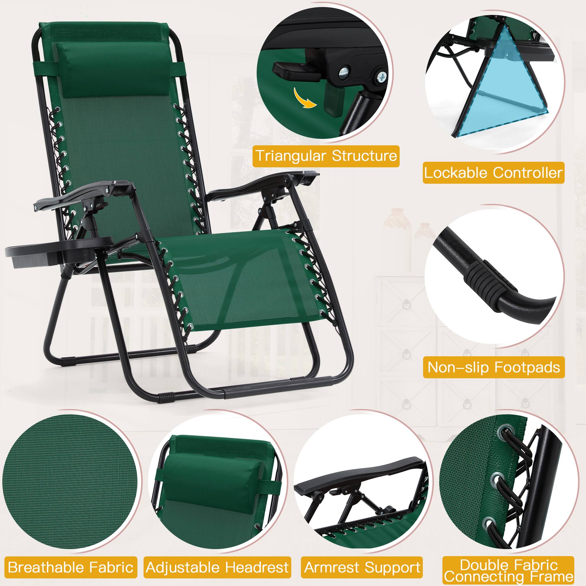 - Triangular Structure
- Lockable Controller
- Non-slip Footpads
- Breathable Fabric
- Adjustable Headrest
- Armrest Support
- Double Fabric Connecting Frame