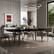 Left. luck idea - 94.4" Retractable Sintered Stone Dining Table, Seats 8 - 10 People - Black Gold.