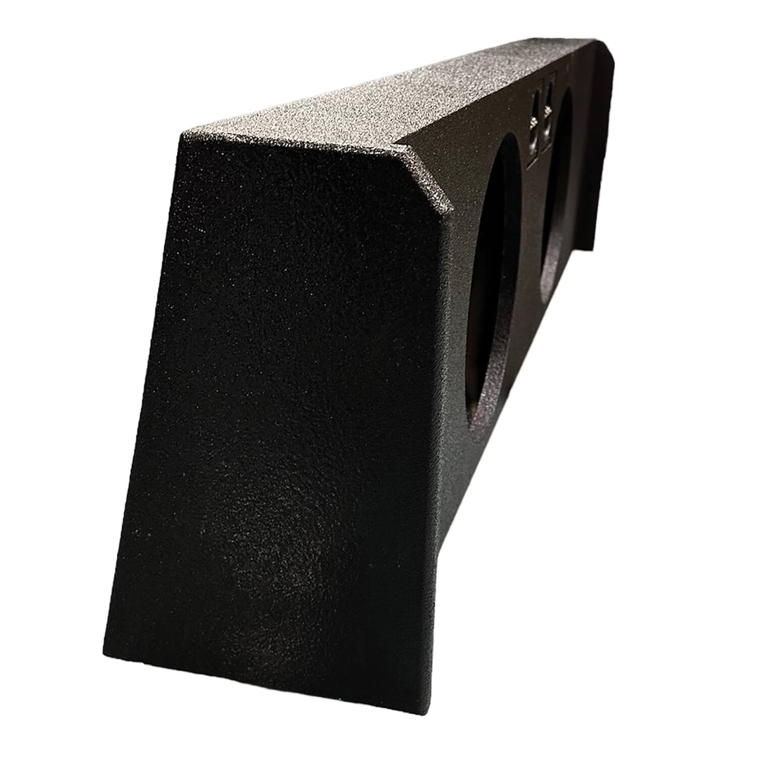 Alt View 3. King Boxes - King Boxes 12-in. Downfiring Double-speaker Black Sprayed Enclosure For Ford F-150 2009 Through 2023 - black.