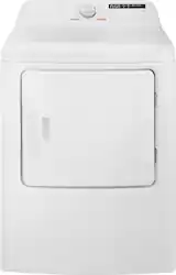 Insignia™ - 7 Cu. Ft. Electric Dryer with Sensor Dry - White - Front_Zoom