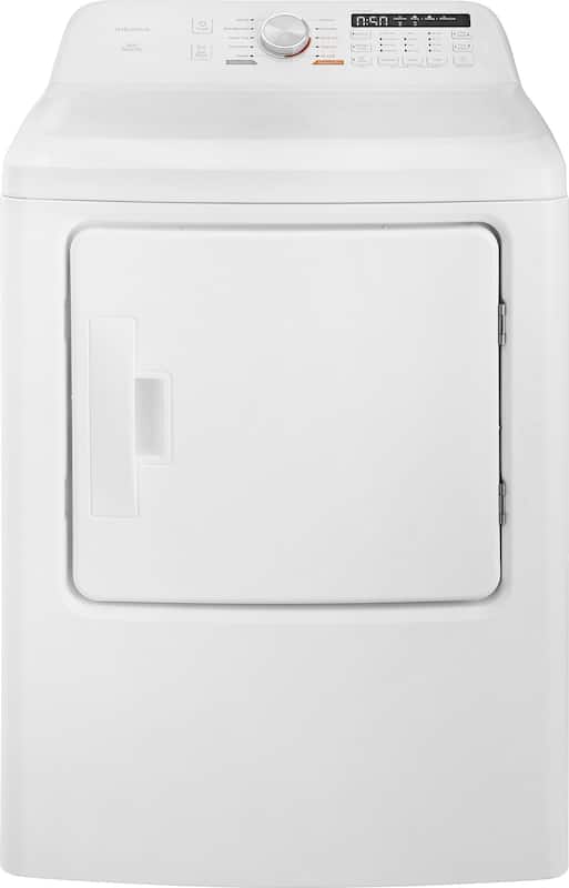 Insignia™ - 7 Cu. Ft. Electric Dryer with Sensor Dry - White