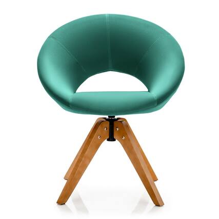 Front. Kadyn - Sofa Lounge Club Leisure Chair,Swivel Accent Chairs, Suitable for Home Decor & Daily Use - Green.