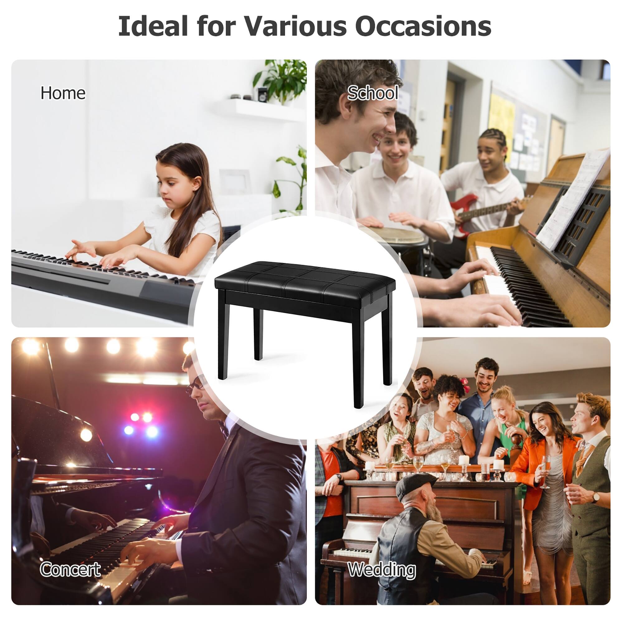 Ideal for Various Occasions

- Home
- School
- Concert
- Wedding