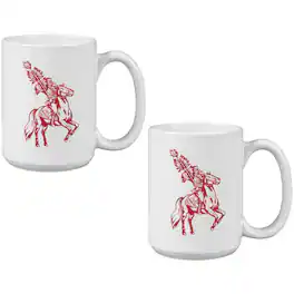 Indigo Falls - Florida State Seminoles Two Pack 15oz. Vault Sketch Ceramic Mug Set - Multicolor
