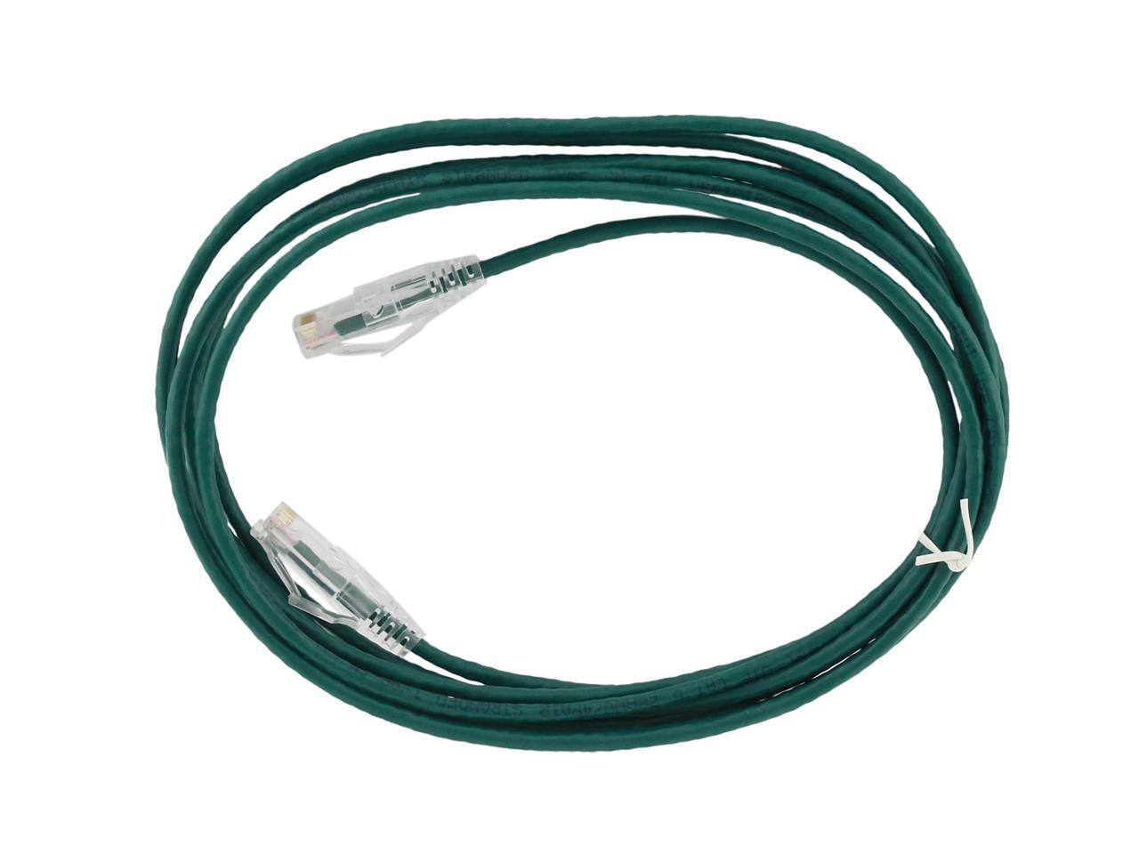 Alt View 1. Nippon Labs - Nippon Labs 28 AWG Snagless Cat6 Ethernet Cable - 10ft, Green.